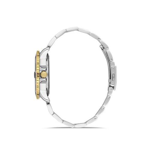 Ferro 42 mm Sarı ve Gümüş Çelik Kordon Erkek Kol Saati F11238A-D3 F11238A-D3
