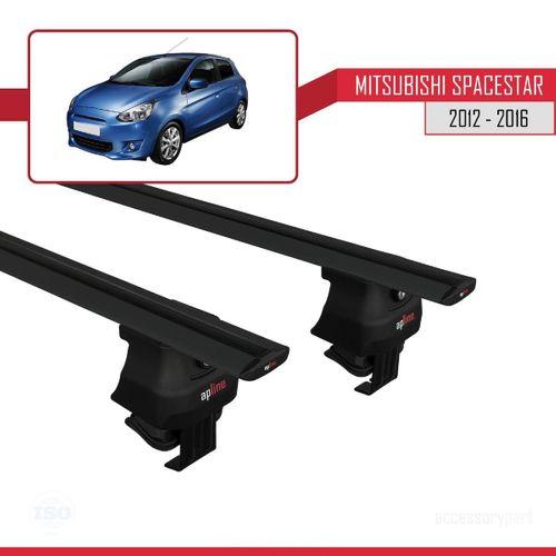 Mitsubishi Spacestar / Mirage (A00) 2012-2016 Arası ile uyumlu ACE-4 Ara Atkı Tavan Barı SİYAH