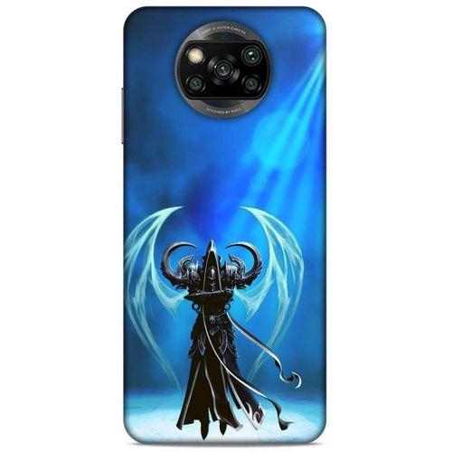 Lopard Xiaomi Redmi Poco X3 Uyumlu Kılıf GameX (47) Crystal Flex Kılıf Mavi