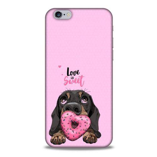 Animax Dachshund Donut Apple Iphone 6 Kılıf Desenli Silikon
