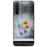 Oppo Realme 6 Pro Kılıf Desenli Özel Seri Tüyler (38) Neo Hybrid Kılıf