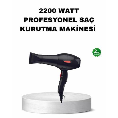 Profesyonel Saç Kurutma Makinesi – Ac Motor, Soğuk Üfleme, 2 Hız Kademesi