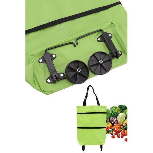 Pazar Çantası Tekerlekli Katlanır Pazar Arabası Çanta Market Alışveriş Arabası