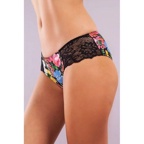 Garden Boy Short, Kadın Dantelli Çiçek Baskılı Şort Külot