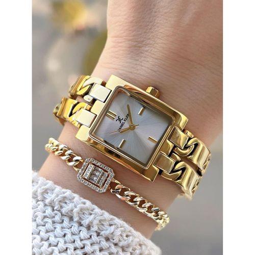 Daniel Klein Zincirli Kordon 3 Atm Suya Dayanıklı 2 Yıl Garantili Kadın Kol Saati+Bileklik S10052.2