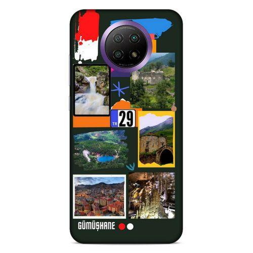 Lopard Xiaomi Redmi Note 9 5g Uyumlu Kılıf Şehirli ※ (29) Gümüşhane Arka Koruma Kılıfı