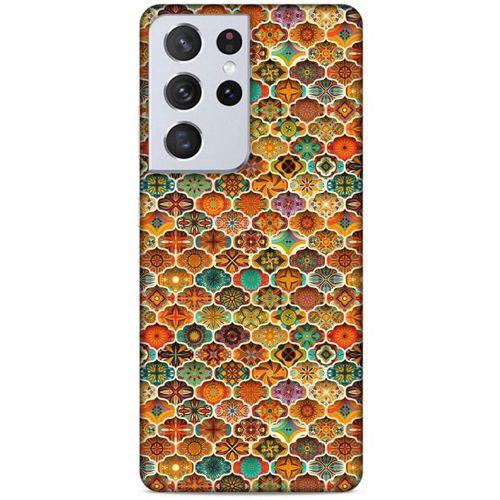 Lopard Samsung Galaxy S21 Ultra Uyumlu Kılıf Ethnic Culture (61) Tam Koruma