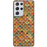 Lopard Samsung Galaxy S21 Ultra Uyumlu Kılıf Ethnic Culture (61) Tam Koruma