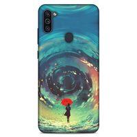 Lopard Samsung Galaxy M11 Uyumlu Kılıf Manipülasyon ☻ (32) Soft Silikon Kılıf Desenli