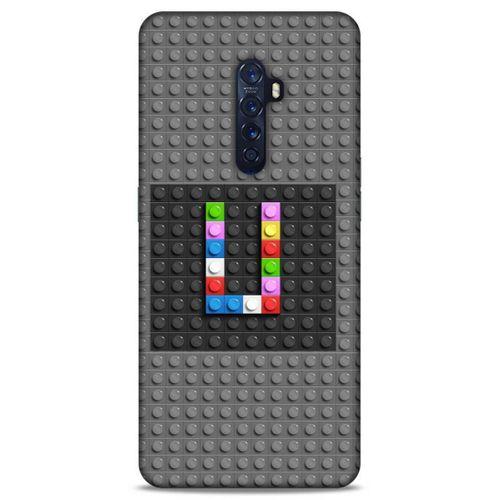 Lopard Oppo Reno 2 Uyumlu Kılıf BloX (33) Hybrid Kılıf U Harfi