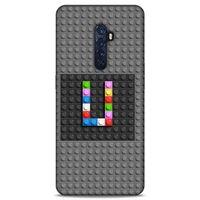 Lopard Oppo Reno 2 Uyumlu Kılıf BloX (33) Hybrid Kılıf U Harfi