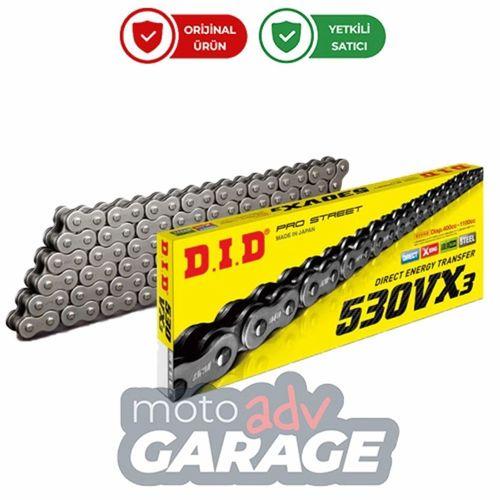 D.I.D 530VX3 X Ring Çelik Zincir 530/116L