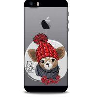 Zoologix (96) Apple Iphone 5 Şeffaf Kılıf Silikon Desenli