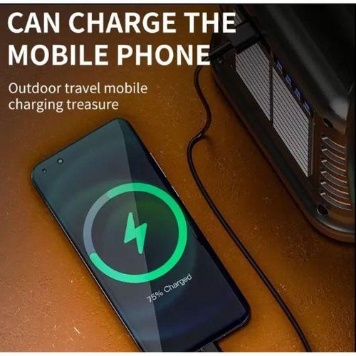 Wıson Ws-4343 Çok Fonksiyonlu Solar Şarjlı Powerbanklı Kamp Lambası