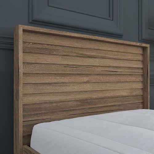 Della Premium Panjur Başlıklı Tek Kişilik Karyola - Minifiks - Pera / Siyah