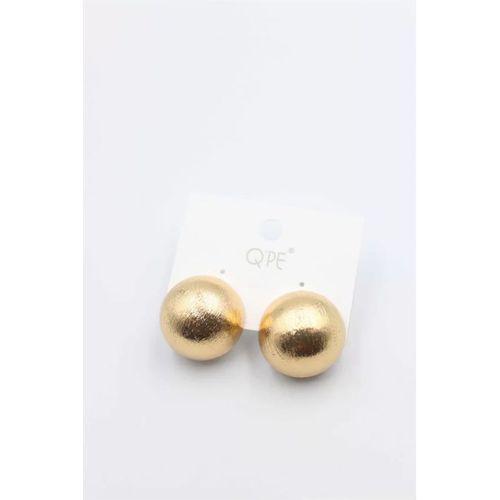 Mat Top Küpe - Altın