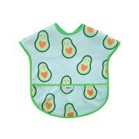 Babyjem BabyJem Baskılı BLW Kolsuz Önlük 788 Avokado