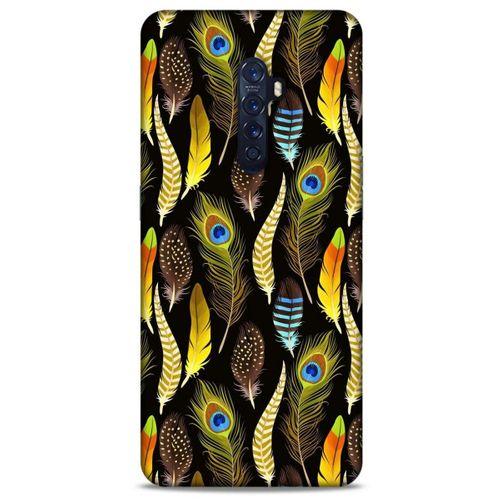 Oppo Reno 2 Kılıf Desenli Özel Seri Tüyler (7) Telefon Kılıfı