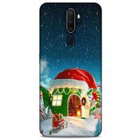 Oppo A9 2020 Kılıf Snowix (2) Kabı Yeşil Kırmızı
