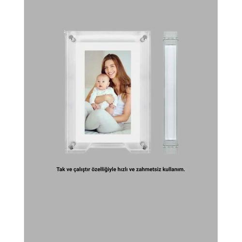 Dayanıklı Ve Hafif Tasarım – 7 İnç Dijital Fotoğraf Çerçevesi Ev Ve Ofis İçin