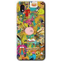 Samsung Galaxy A01 Core Kılıf Baskılı Kapak - Süper Çizgi Kahramanlar 2 +Tam Ekran Koruyucu