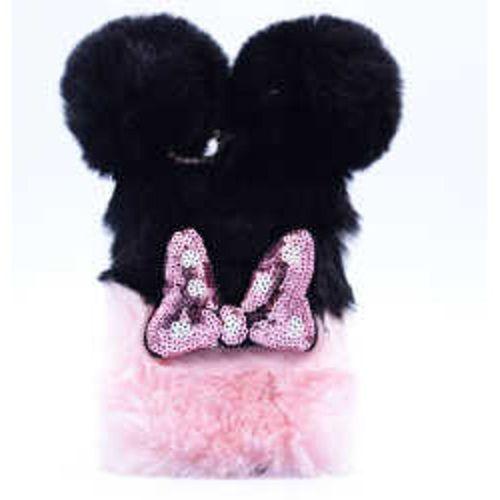 Apple iPhone SE 2020 Kılıf Zore Kulaklı Peluş Kapak