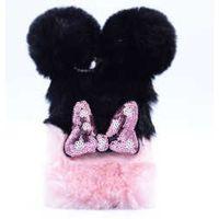 Apple iPhone SE 2020 Kılıf Zore Kulaklı Peluş Kapak