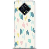 Infinix Zero 8 Kılıf HD Baskılı Kılıf - Blue + Tam Ekran Koruyucu