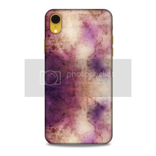 Paslı Renkler Bordo Apple iPhone XR Kılıf