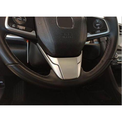 Honda Civic Uyumlu Fc5 2016-2020 Direksiyon Alt Parça Tekli Silver Yazısız