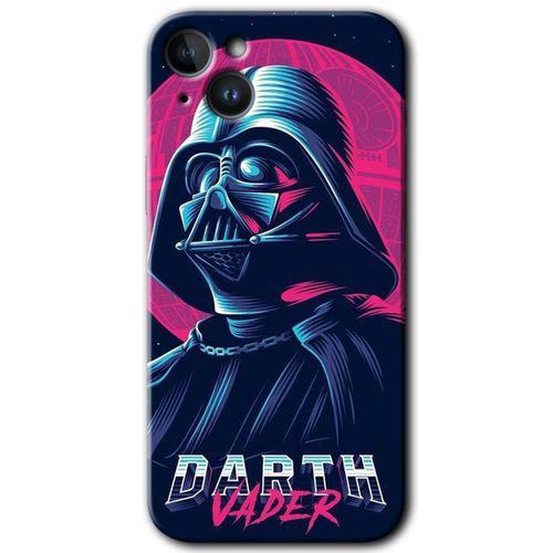 iPhone 14 HD Baskılı Kılıf + 9D Tam Ekran Koruyucu - Darth Vader