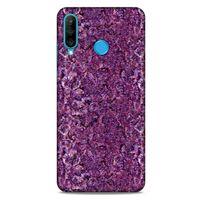 Mermer Desenli (28) Tema Arka Kapak Ametist Huawei P30 Lite Kılıf