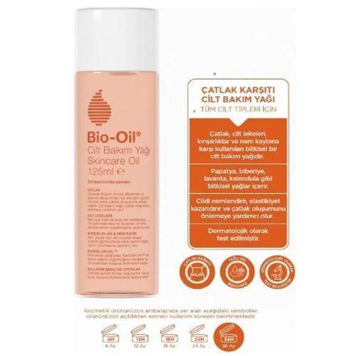 Bio-Oil Çatlak Karşıtı Nemlendirici Cilt Bakım Yağı - Leke Karşıtı Bakım Yağı 125ml