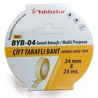 Yıldızlar Çift Taraflı Bant 24mmX25m