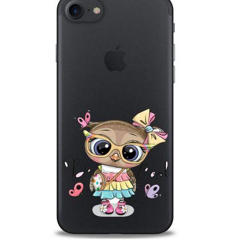 Zoologix (81) Apple Iphone 7 Şeffaf Kılıf Silikon Desenli