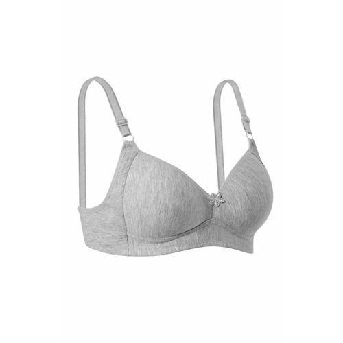 Telsiz Silikonlu Toparlayıcı Sütyen Gri