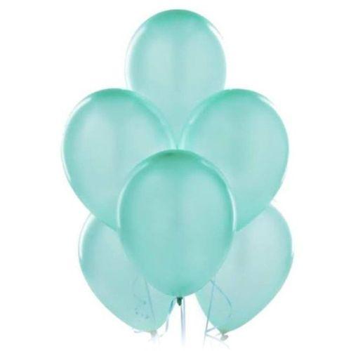 Party Marty Metalik Balon 100Lü Turkuaz