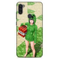 Lopard Samsung Galaxy M11 Uyumlu Kılıf PiXel (33) Hybrid Kılıf TNT Girl
