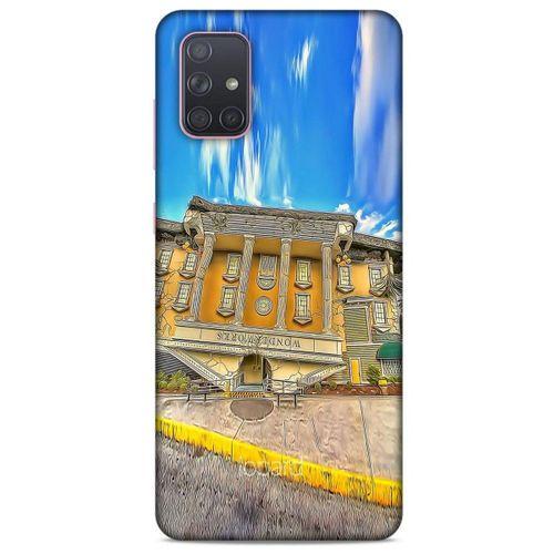 Samsung Galaxy A71 Kılıf Dünya Mimarisi (39) Liquid Crystal Kılıf WonderWork USA