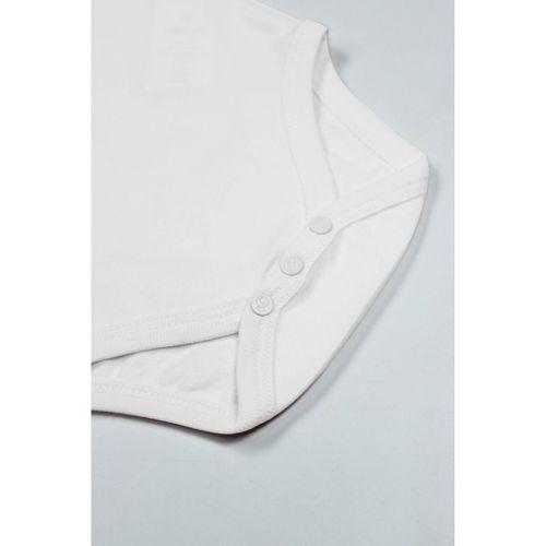 Bistyle Bistyle Organik Natural Basic Style Yarım Kol Body BS17103 Beyaz