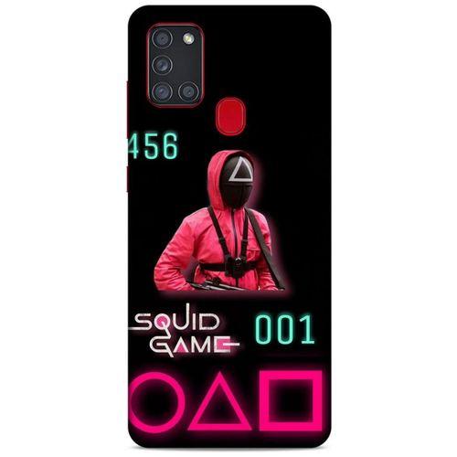 Samsung Galaxy A21s Uyumlu Kılıf Squid Game (25) Antişok Kapak Yon