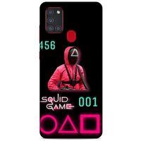 Samsung Galaxy A21s Uyumlu Kılıf Squid Game (25) Antişok Kapak Yon