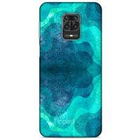 Xiaomi Redmi Note 9 Pro Kılıf Pastel Renkler (6) Silikon Kılıf Mavi Yeşil