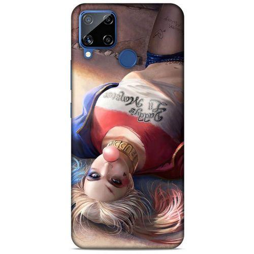 Realme C15 Uyumlu Kılıf Harley Quinn (2) Kabı Kahve