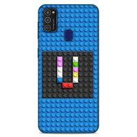 Lopard Samsung Galaxy M21 Uyumlu Kılıf BloX (35) Fit Design Kılıf V Harfi