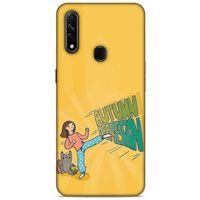 Oppo A31 Kılıf Depresyon (44) Tough Armor Kılıf Mor Kahve