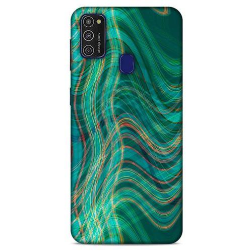 Samsung Galaxy M21 Uyumlu Kılıf Yeşil Delisi (8) Baskılı Kılıf Zümrüt yeşili