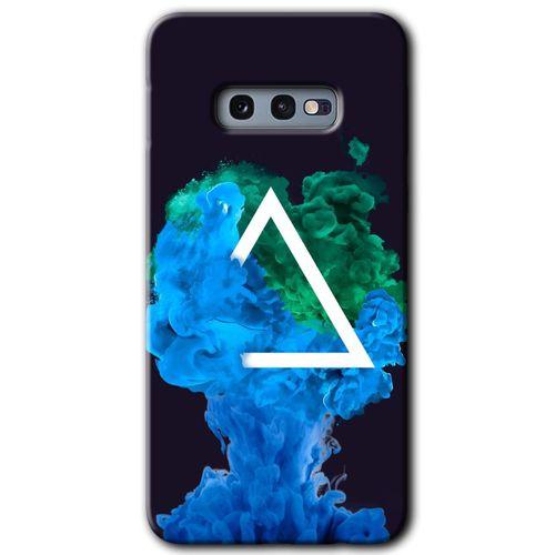 Samsung Galaxy S10e Kılıf HD Desen Baskılı Arka Kapak + Temperli Cam - İnk Clot