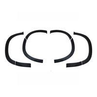 FIAT DOBLO 2023 Set 8 Parça Çamurluk Kaplama Siyah Mat Asa Kum Desen Kısa Şase