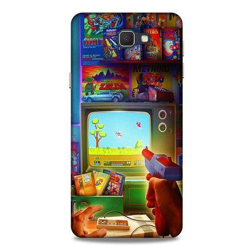 Retro (25) Desen Antişok Kapak Renkli Samsung Galaxy J7 Prime Kılıf